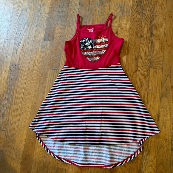 Lot of 2 girls’ sundresses - Size 7/8 - red white and blue - Picture 7 of 7